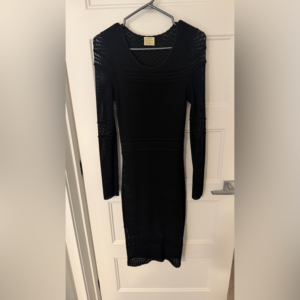Torn by Ronny Kobo Elegant Black Knitwear